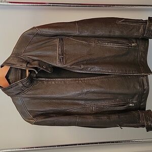 Andrew Marc Leather Biker Jacket